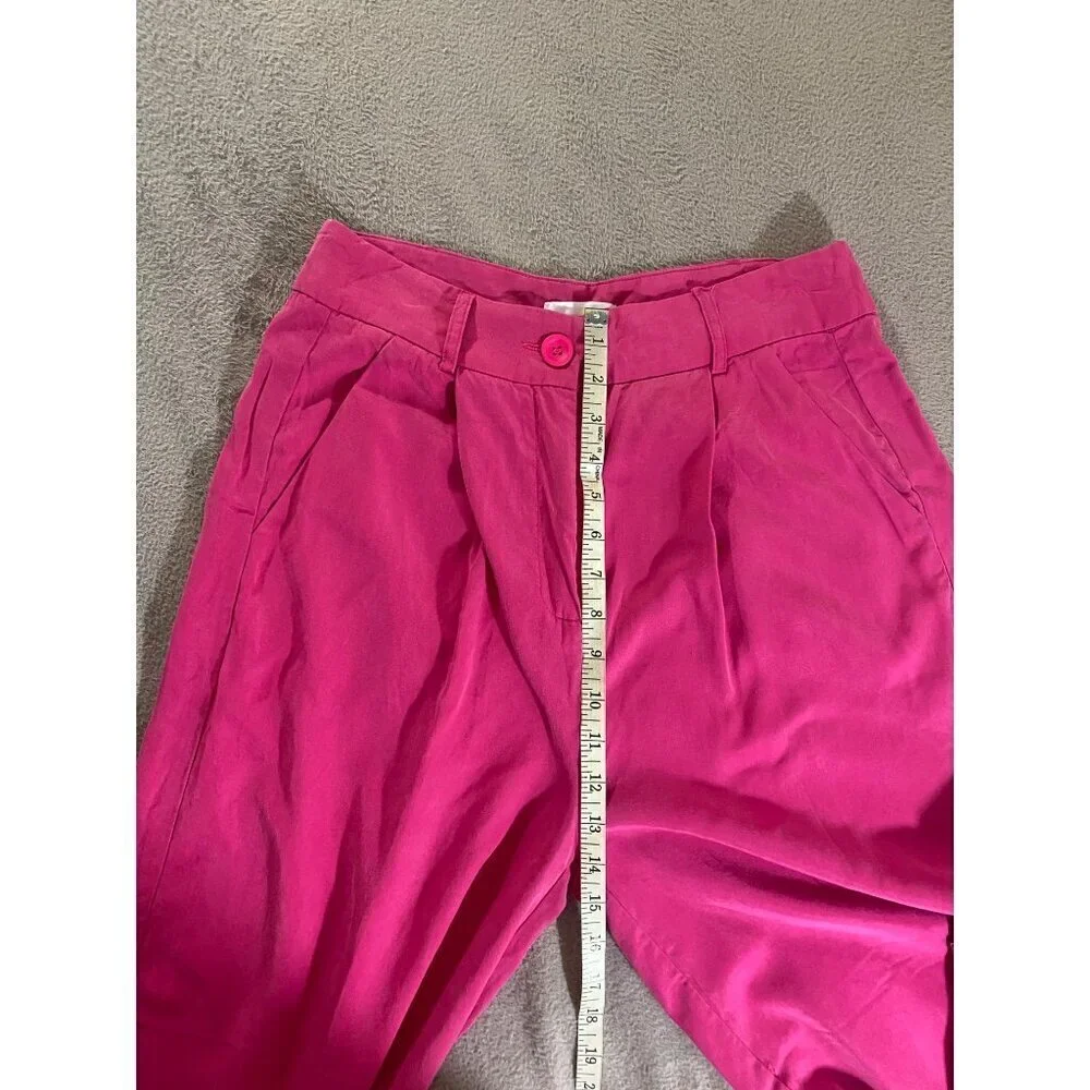 Revolve Line + Dot Women's Hot Pink Colorful Dress Pants - Medium - Picture 6 of 14